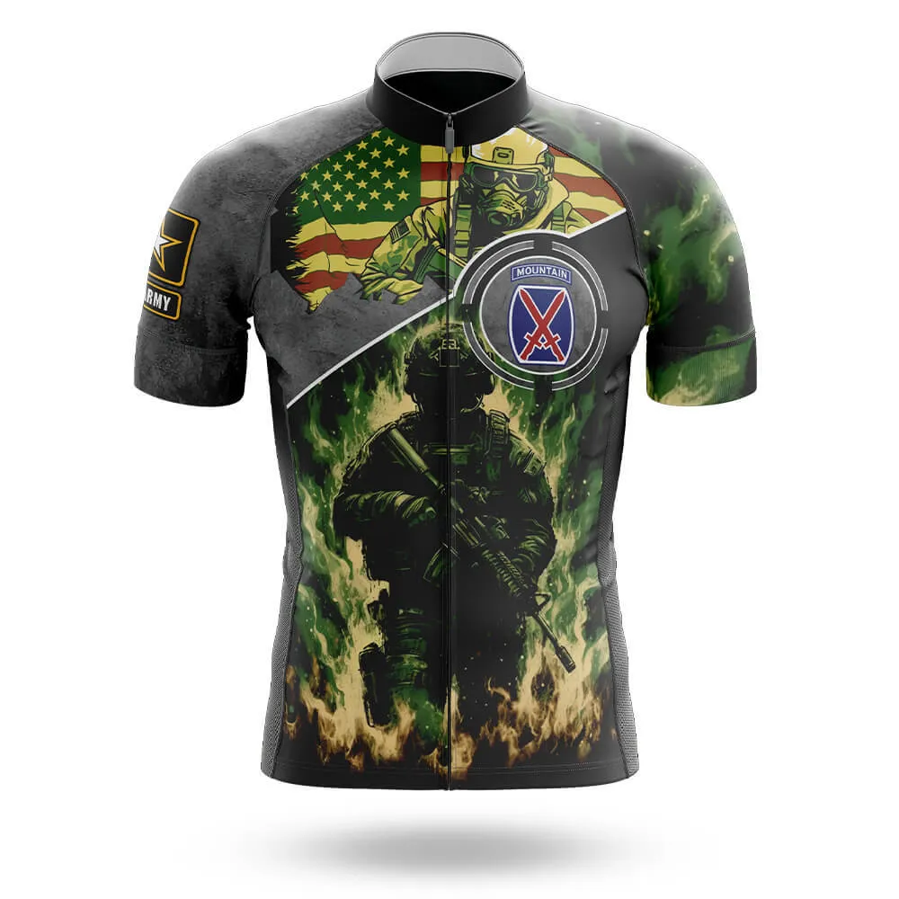 10th Mountain Division Soldier - Men's Cycling Kit