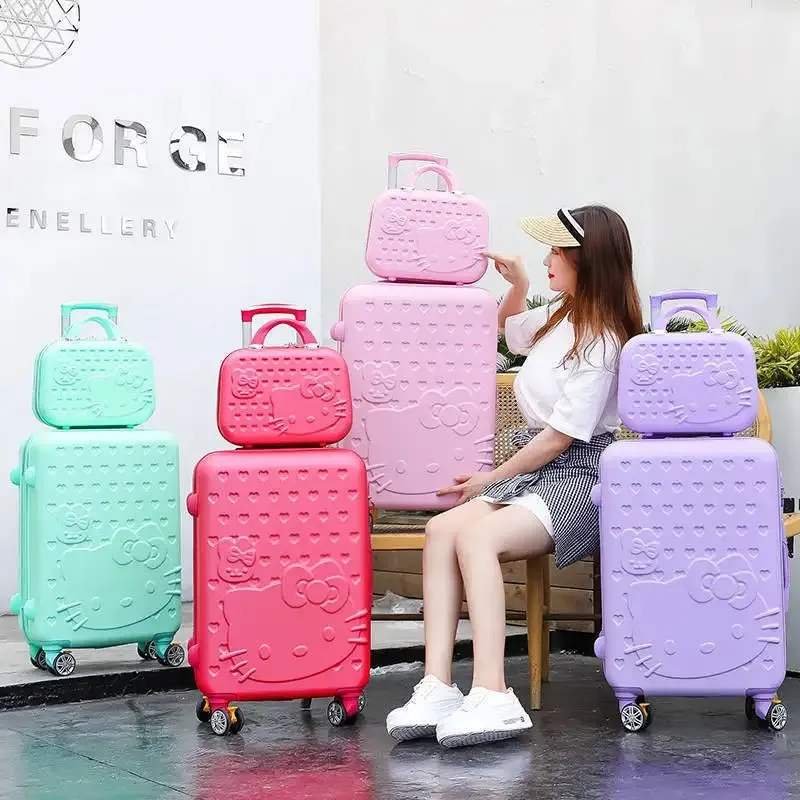 2 in 1 Suitcase Bag Trolley Travel Bag