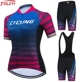 2023 Team Bike Cycling Suit Set Ropa Ciclismo Mountain Bike Bike Riding Women's Road Bike Uniforme Bike Set Ropa