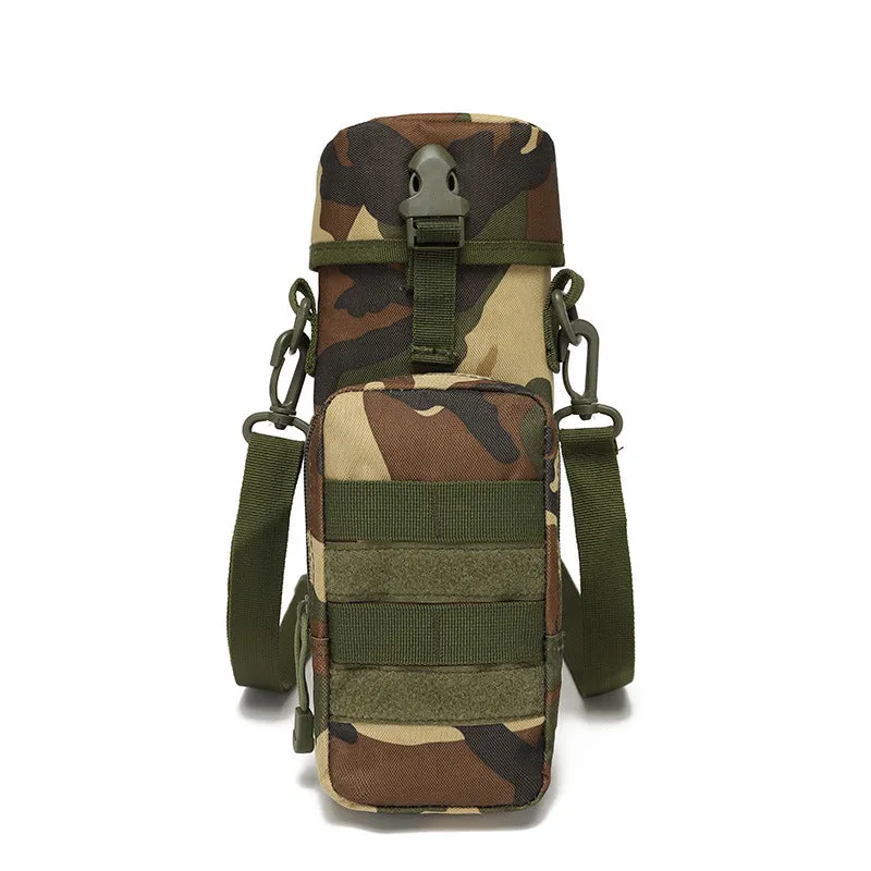 20L Multi-functional Camo Tactical Bag with Water Bottle Holder for Outdoor Camping Hiking