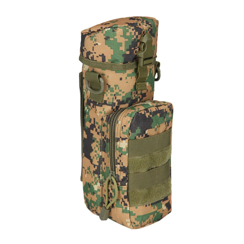 20L Multi-functional Camo Tactical Bag with Water Bottle Holder for Outdoor Camping Hiking