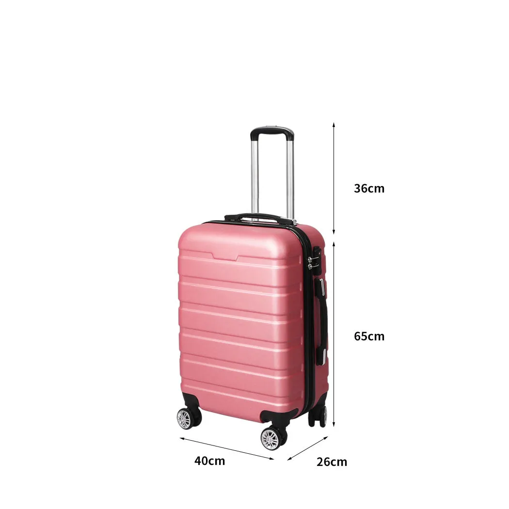 24"Luggage Case Suitcase - Rose Gold