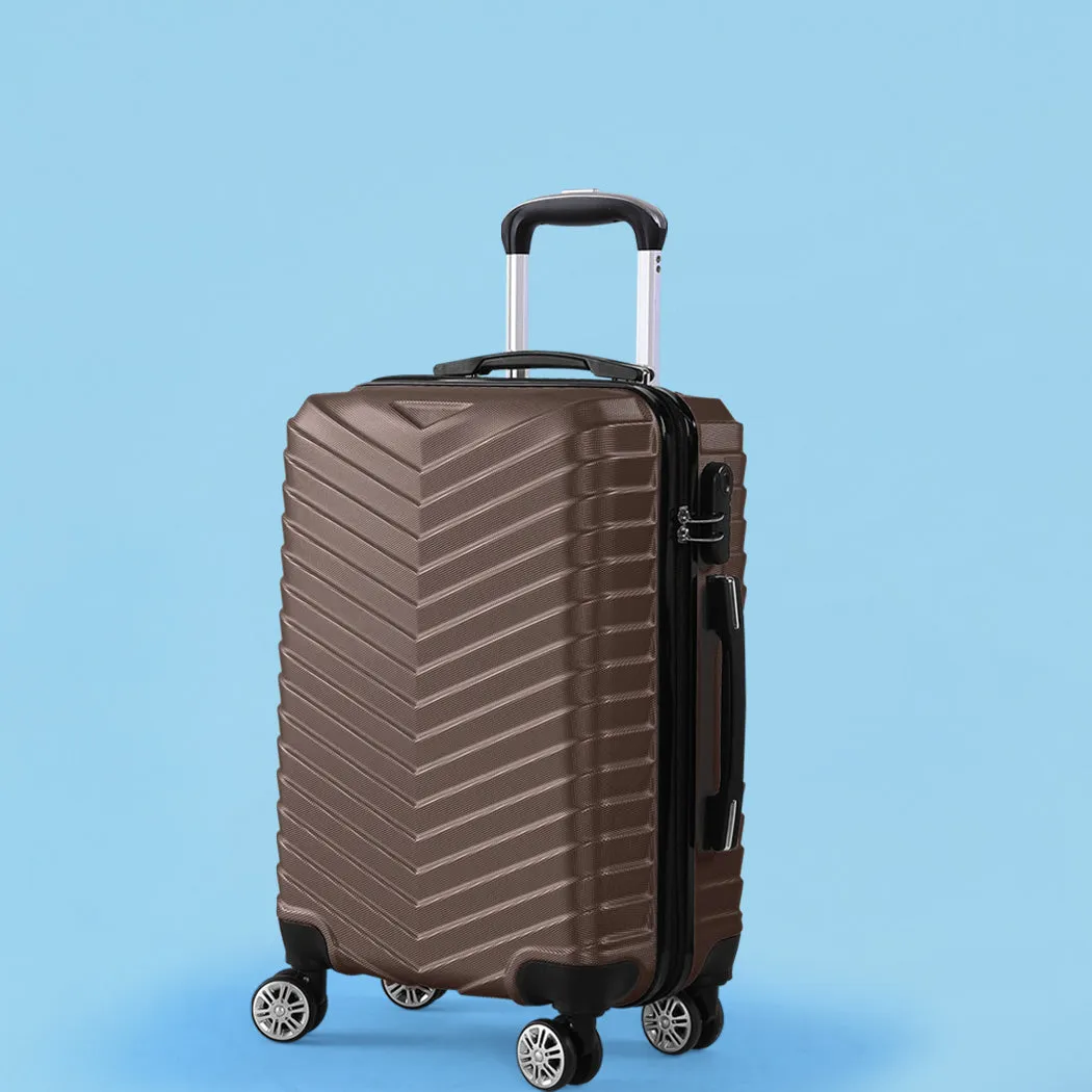 28" Luggage Suitcase Travel - Coffee