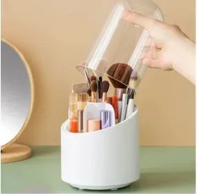 360 Rotatable Makeup Brush Organizer