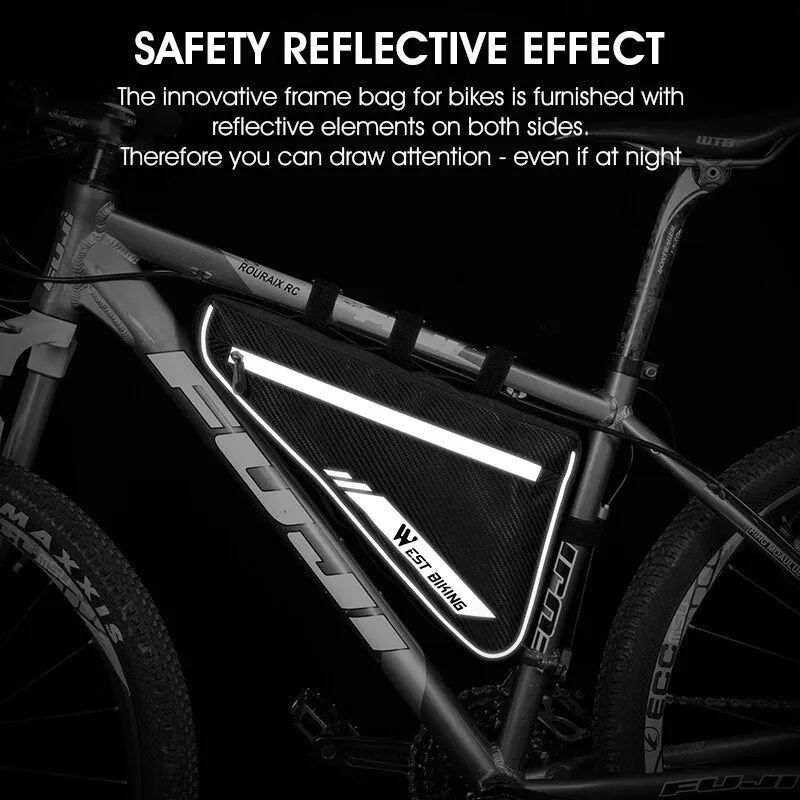 4L Large Capacity Bicycle Bag Rainproof Triangle Frame Bag MTB Road Bike Repair Tools Pannier Cycling Accessories