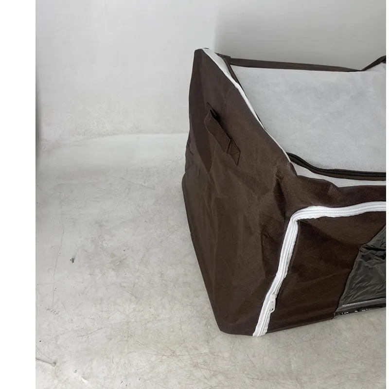 51Cm X 34Cm Foldable Clothing Storage Bags Organizer Ha-37 Brown