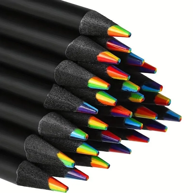 6-in-1 Multi Colored Pencils – SOLD INDIVIDUALLY