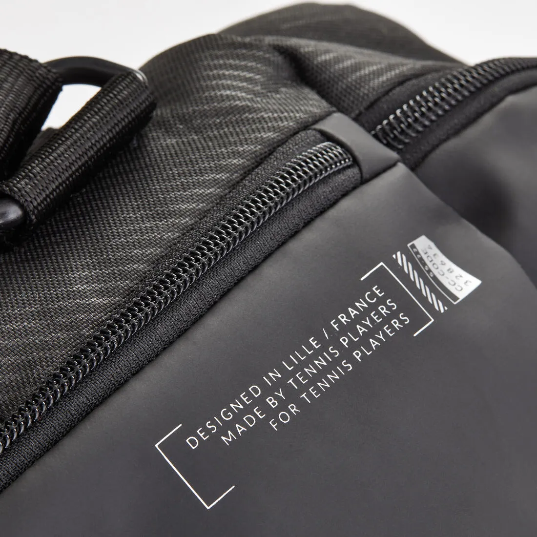 9-Racket Tennis Bag L Team Duffle - Black/Grey