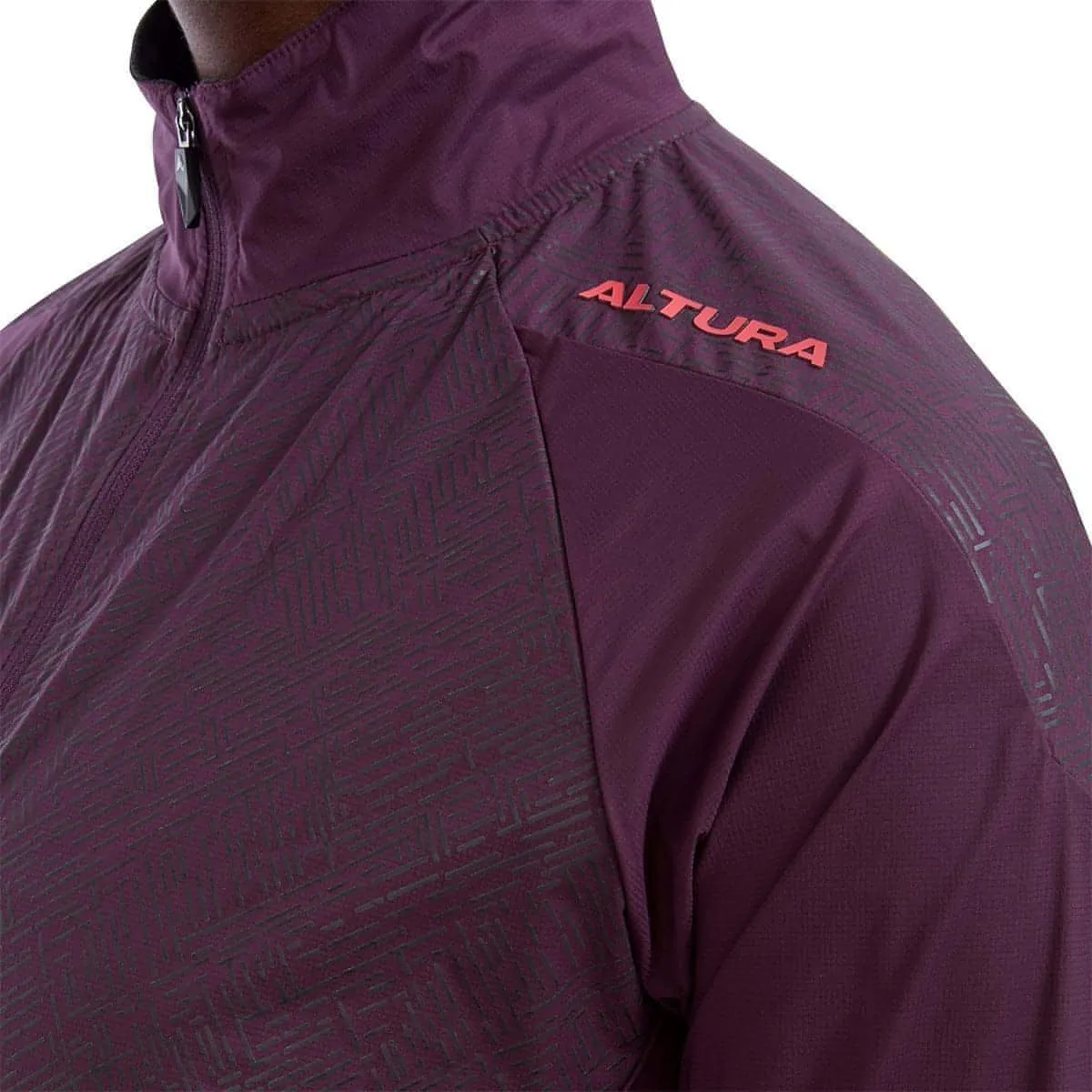 Altura Icon Rocket Packable Womens Cycling Jacket - Purple