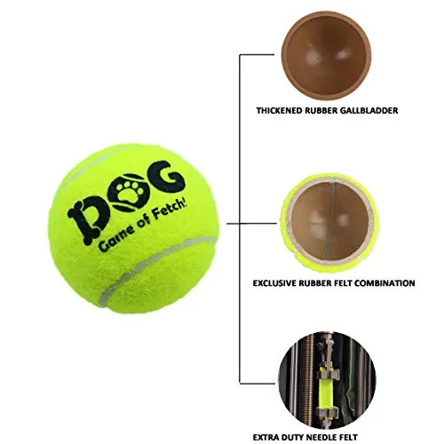 AMA SPORT 2.5in Dog Tennis Balls,12 Pack