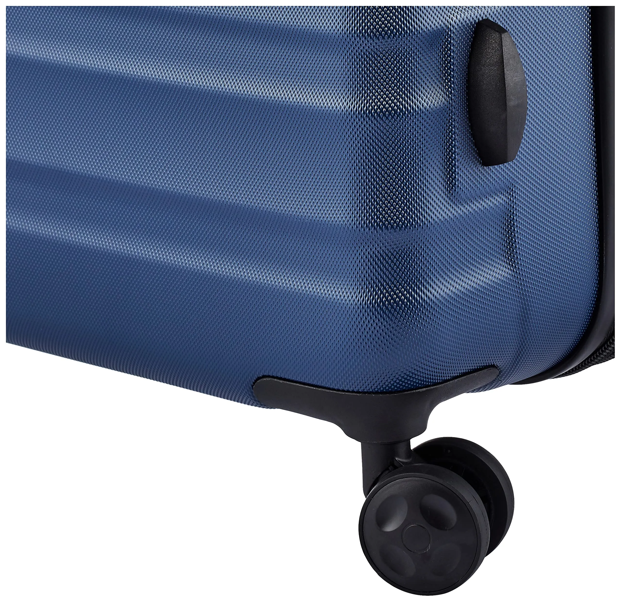 Amazon Basics Suitcase, Hardside Luggage with Spinner Wheels, Scratch-Resistant Surface, Light Blue, 30-Inch