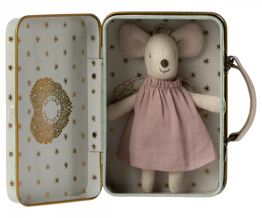 Angel Mouse in Suitcase | Maileg