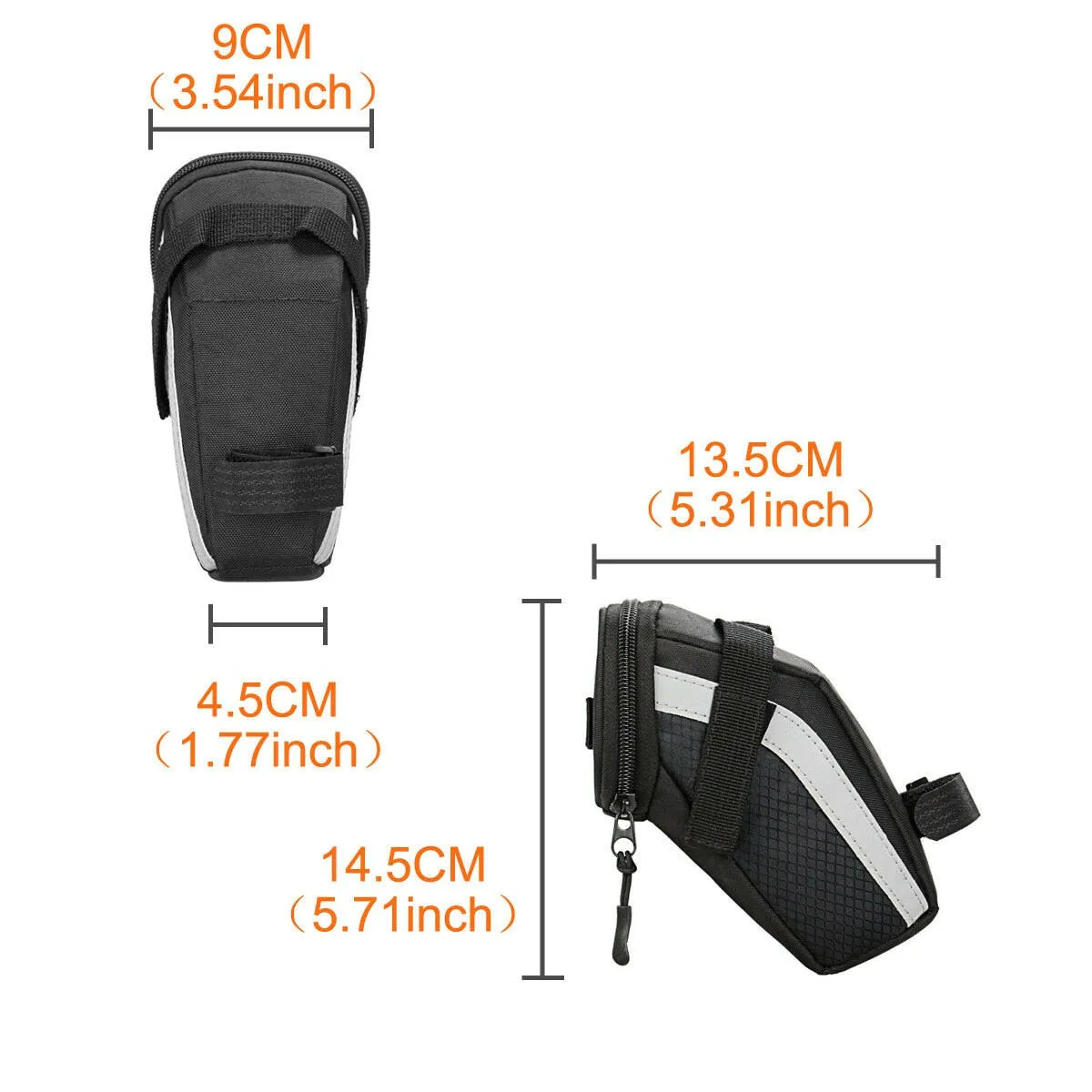 B-Soul Bicycle bag road mountain bike saddle bag ultralight Bicycle seat tube bag large space bike tail bags