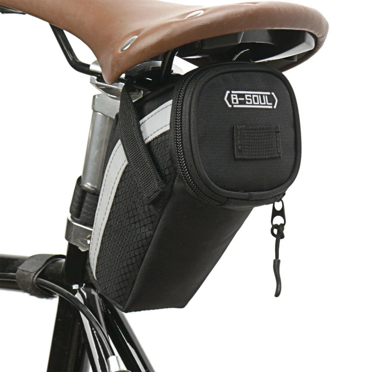 B-Soul Bicycle bag road mountain bike saddle bag ultralight Bicycle seat tube bag large space bike tail bags