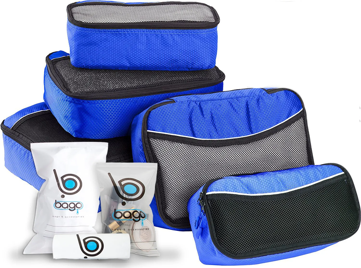 Bago 5 Set Packing Cubes For Travel - Luggage & Bag Organizer