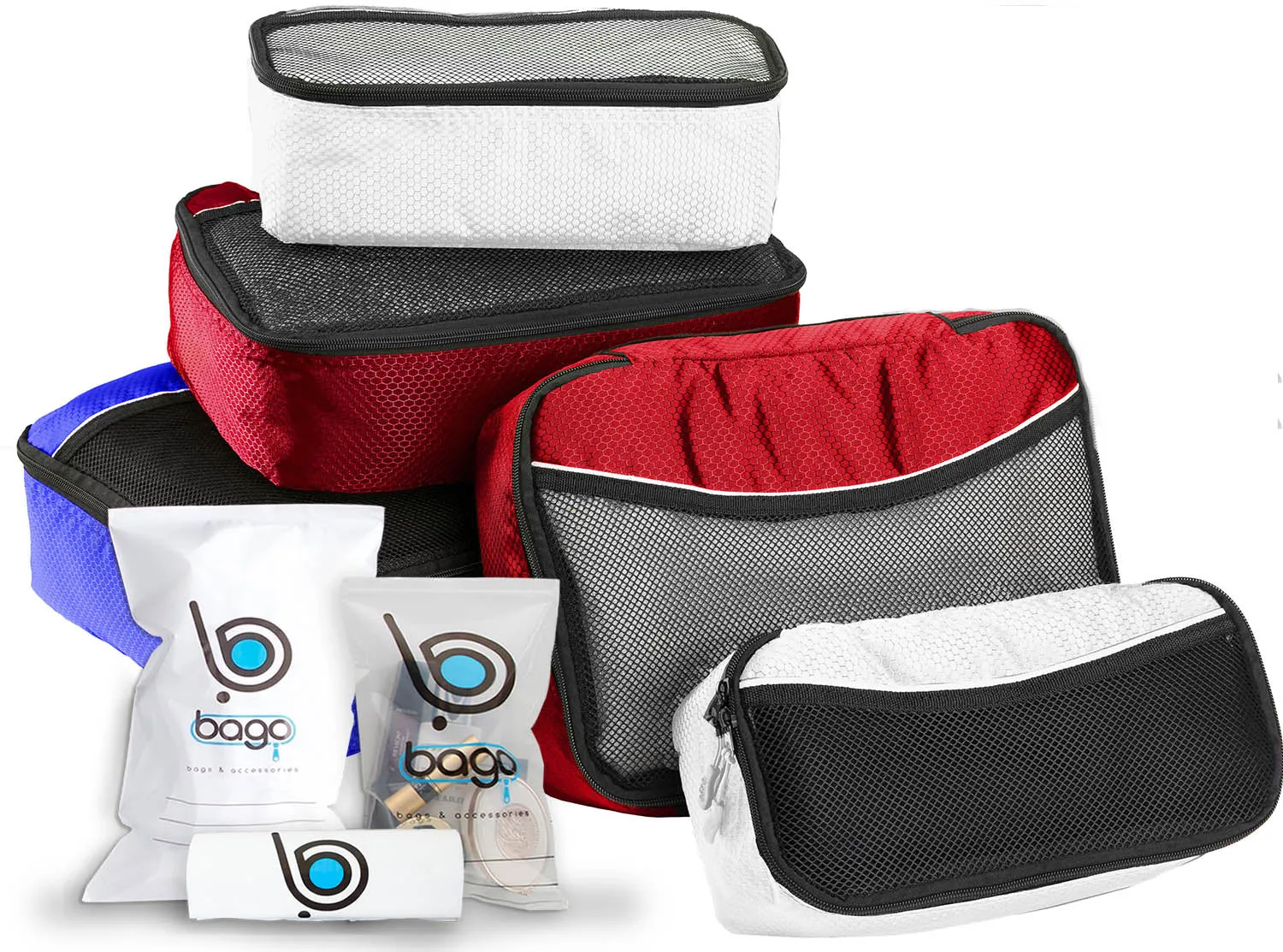 Bago 5 Set Packing Cubes For Travel - Luggage & Bag Organizer