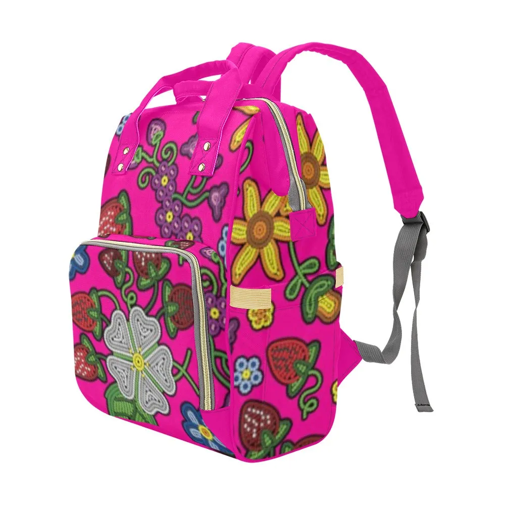 Berry Pop Blush Multi-Function Diaper Backpack/Diaper Bag