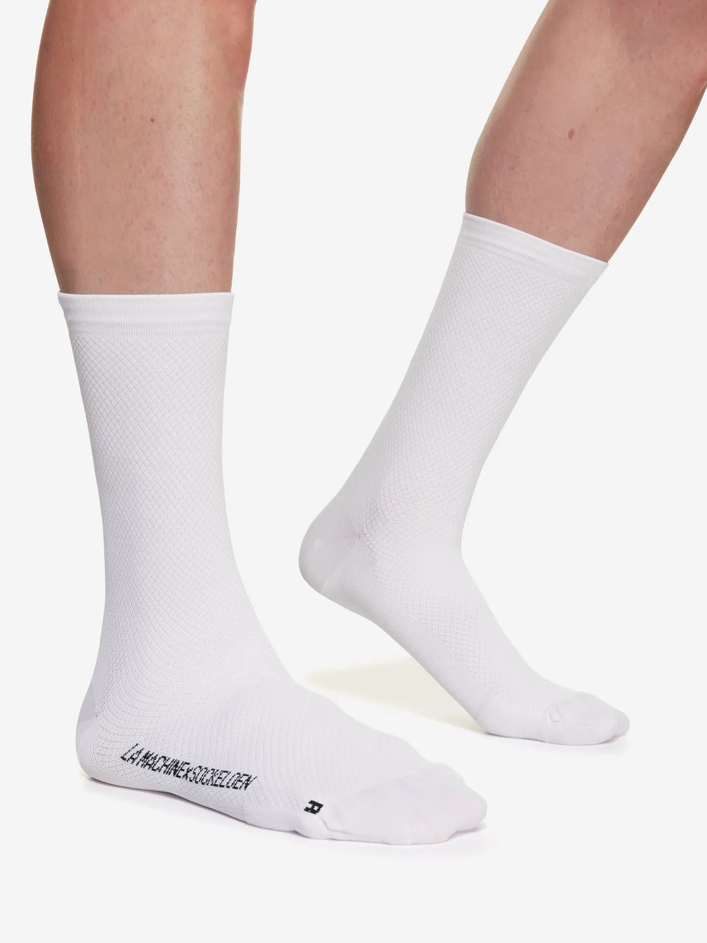 Bib Number 13 - Cycling Socks - White