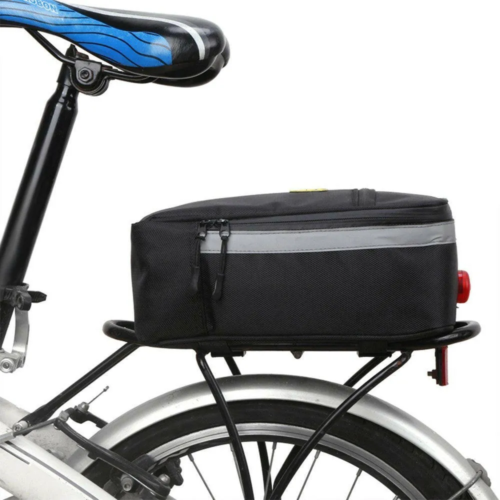 Bicycle Trunk Bag Pannier Cycling Rack Pack Bike Rear Seat Bag