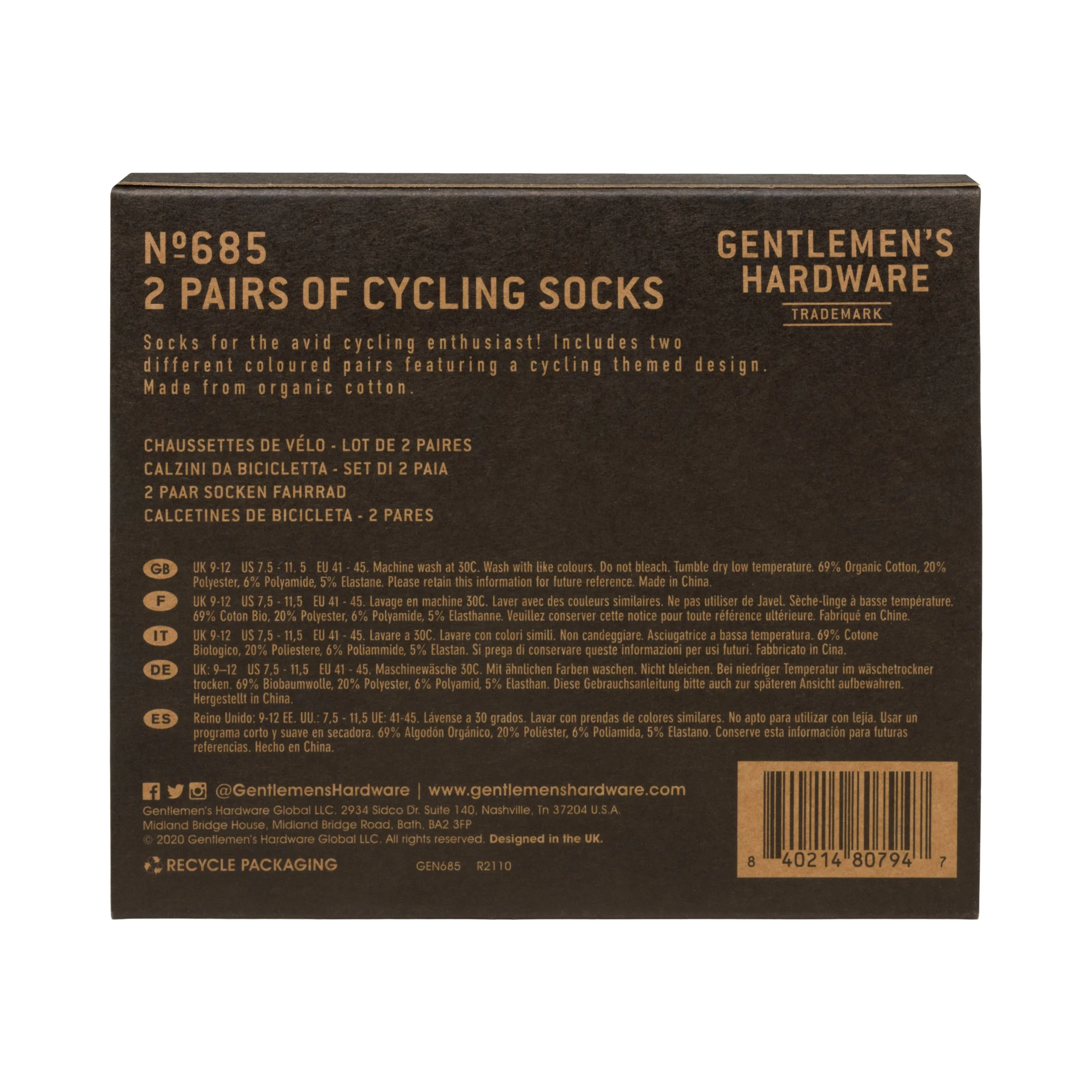 Bike Socks, Set of 2