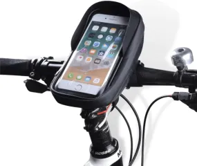 Bike/Bicycle Phone Front Frame Bag, Waterproof, Tube Bag, Cycling Pouch - Compatible for Phones Under 6.65”