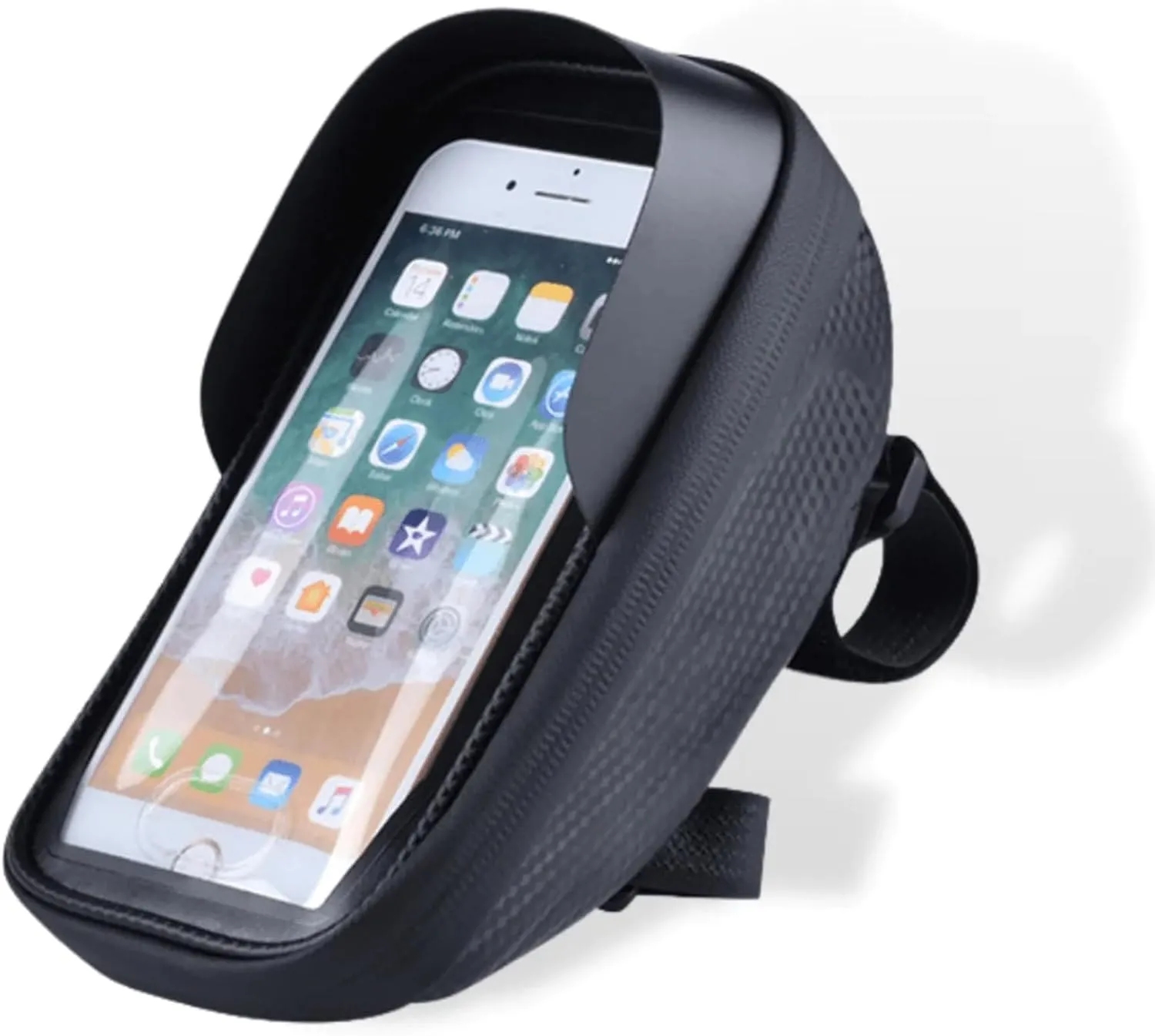 Bike/Bicycle Phone Front Frame Bag, Waterproof, Tube Bag, Cycling Pouch - Compatible for Phones Under 6.65”