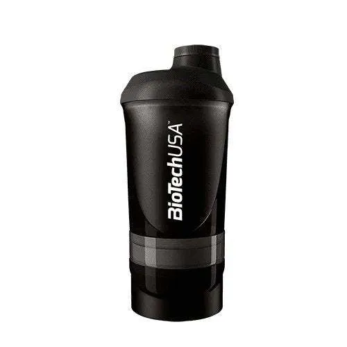 BioTechUSA Accessories Wave  Shaker, Black Smoke - 600 ml (  200 ml  150 ml)