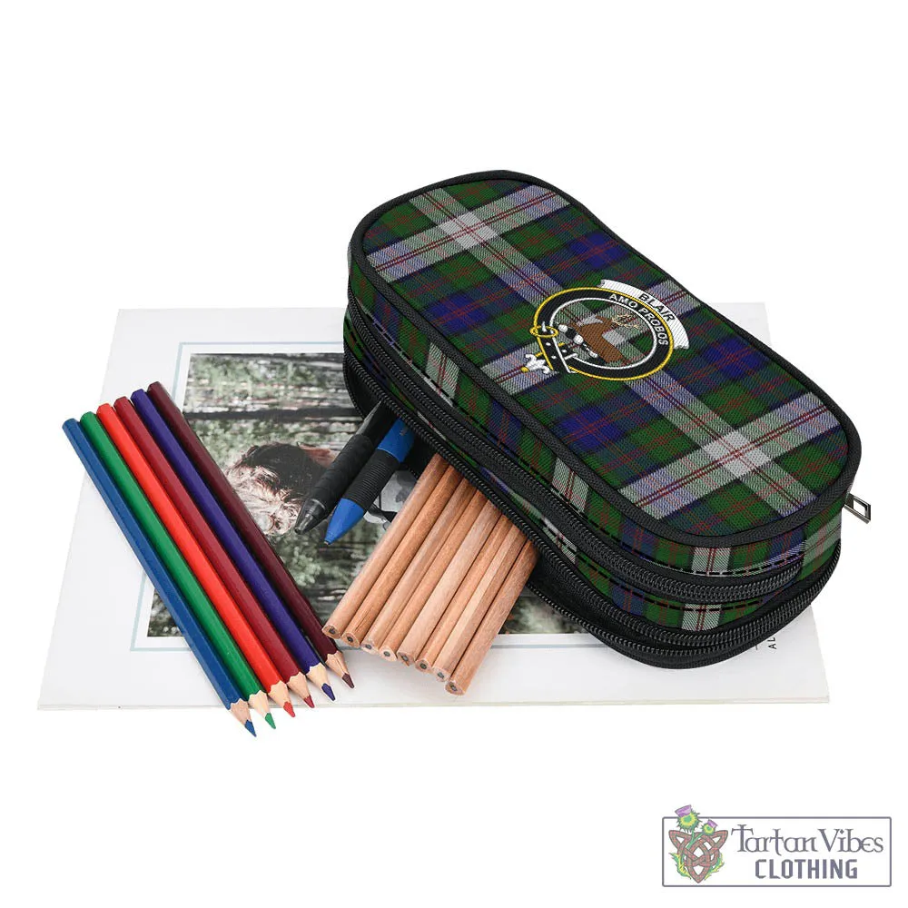 Blair Dress Tartan Pen and Pencil Case with Family Crest