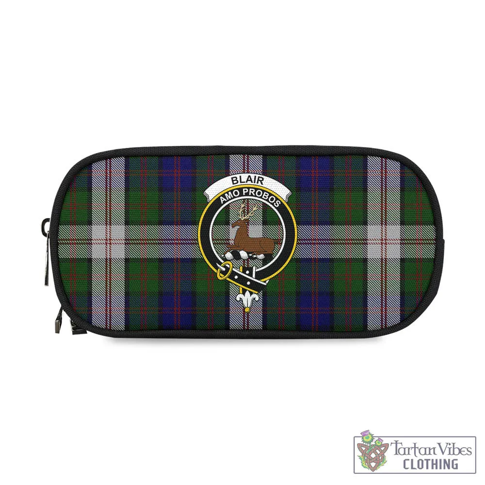 Blair Dress Tartan Pen and Pencil Case with Family Crest