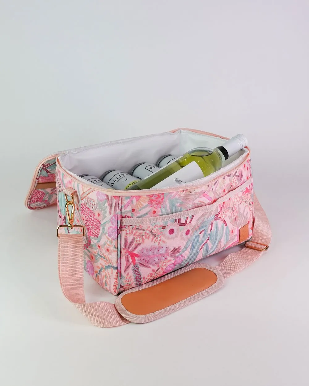 Blushing Banksia Midi Cooler Bag