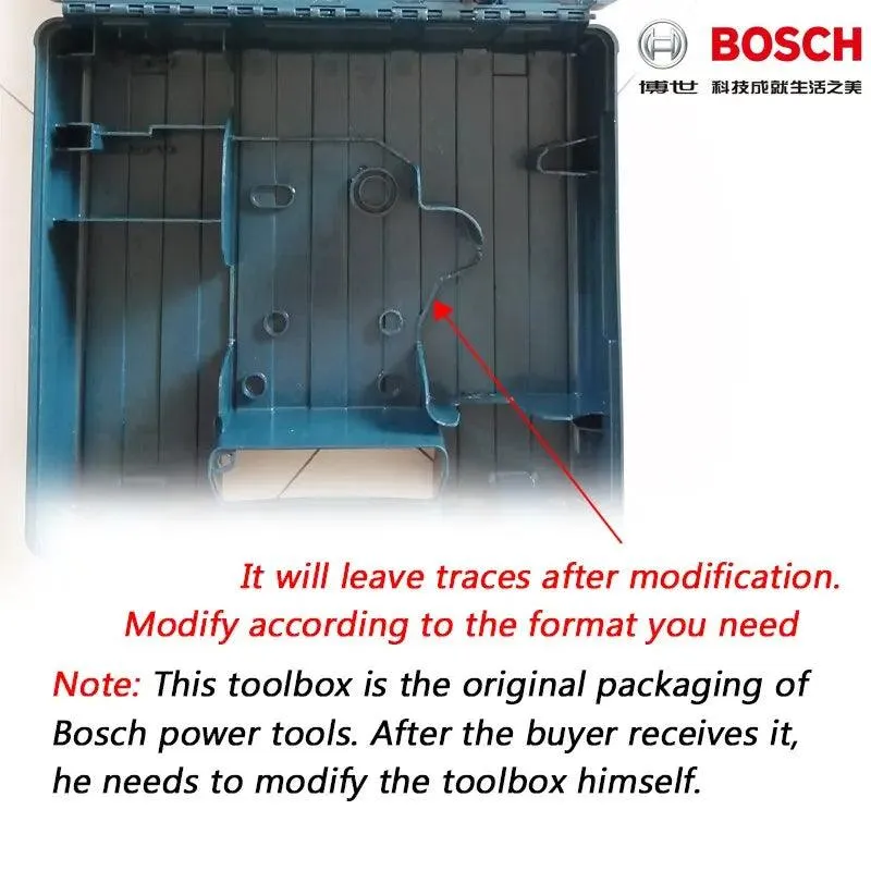 BOSCH- Original Hand Drill Tool Box| Multifunctional Plastic Suitcase