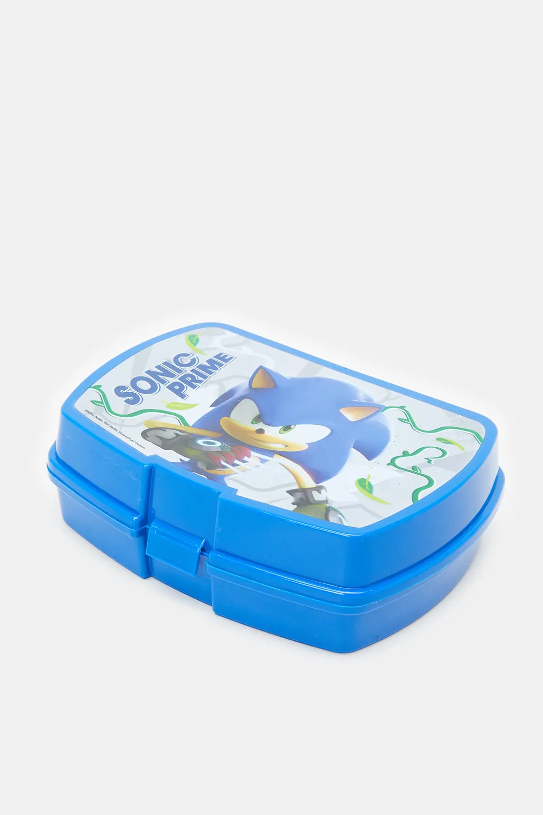 Boys Blue And White Sonic Print Trolley Set (5 Piece)