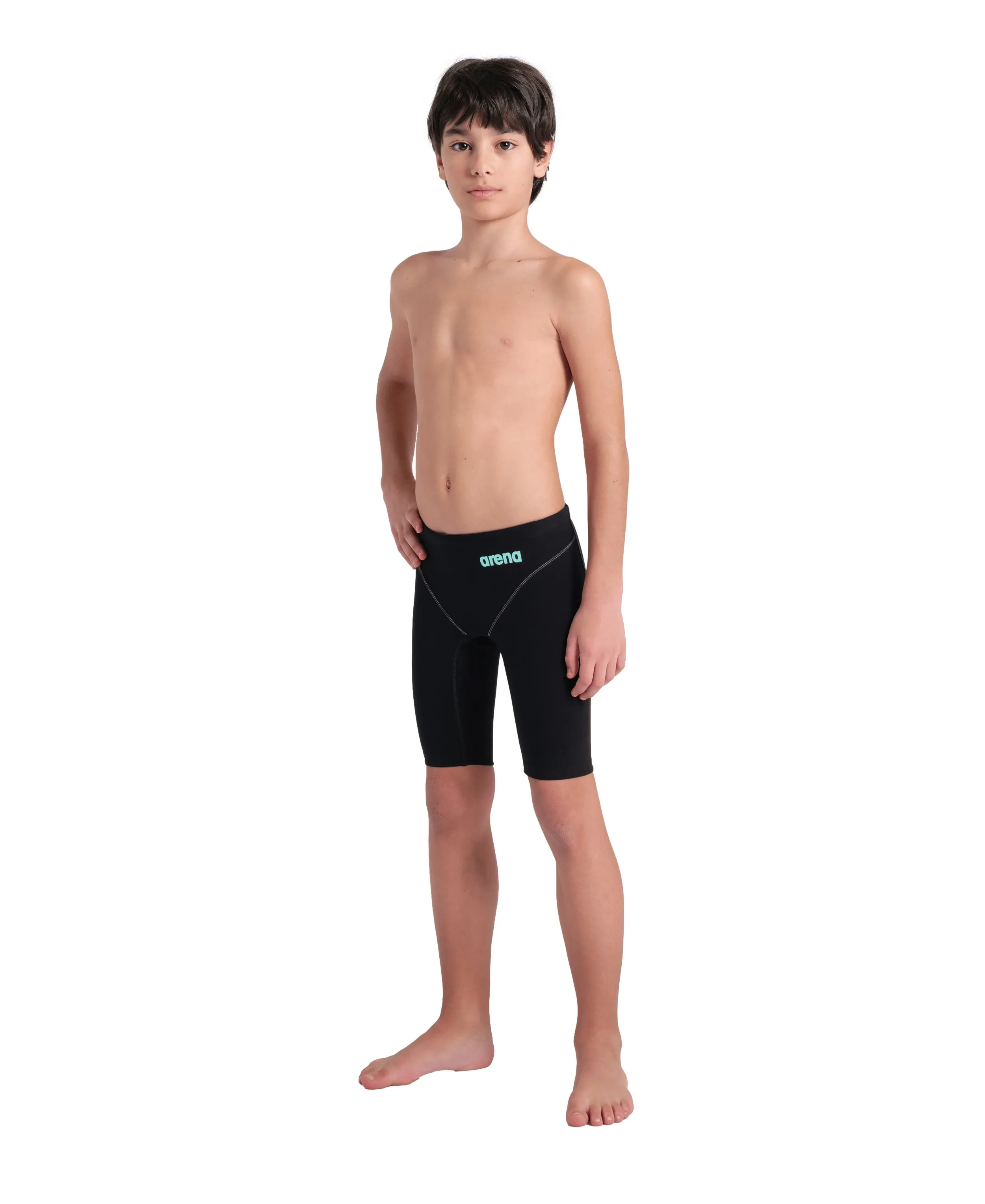 Boys Powerskin Impulso Jammer - Black/Teal