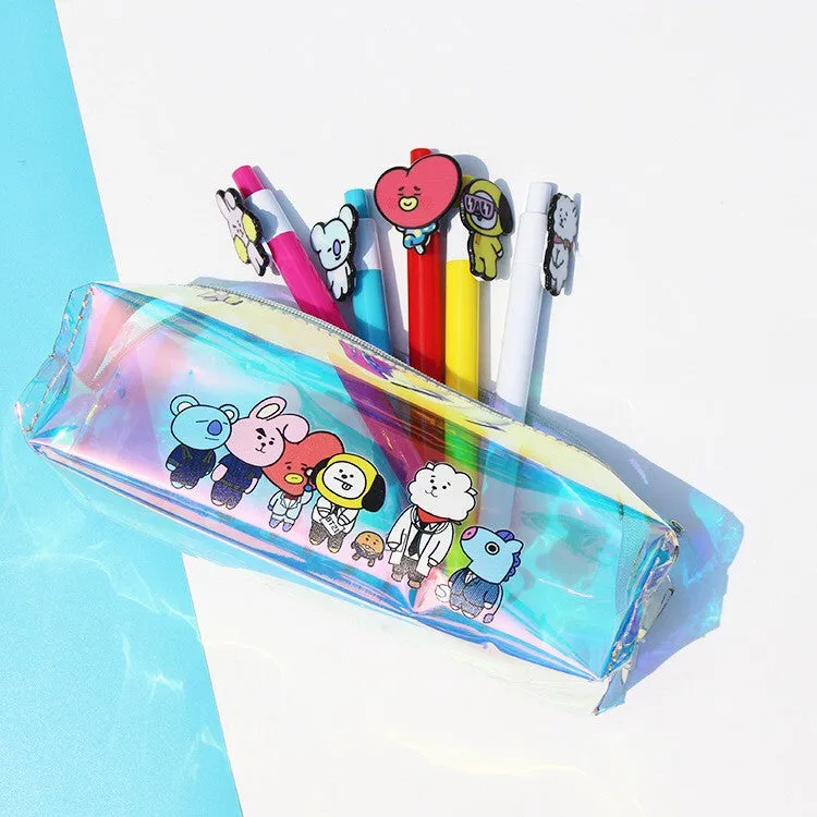 BT21 LASER PENCIL CASE