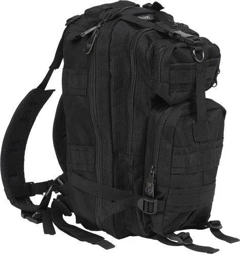 Bulldog Compact Backpack Black - W/ Molle