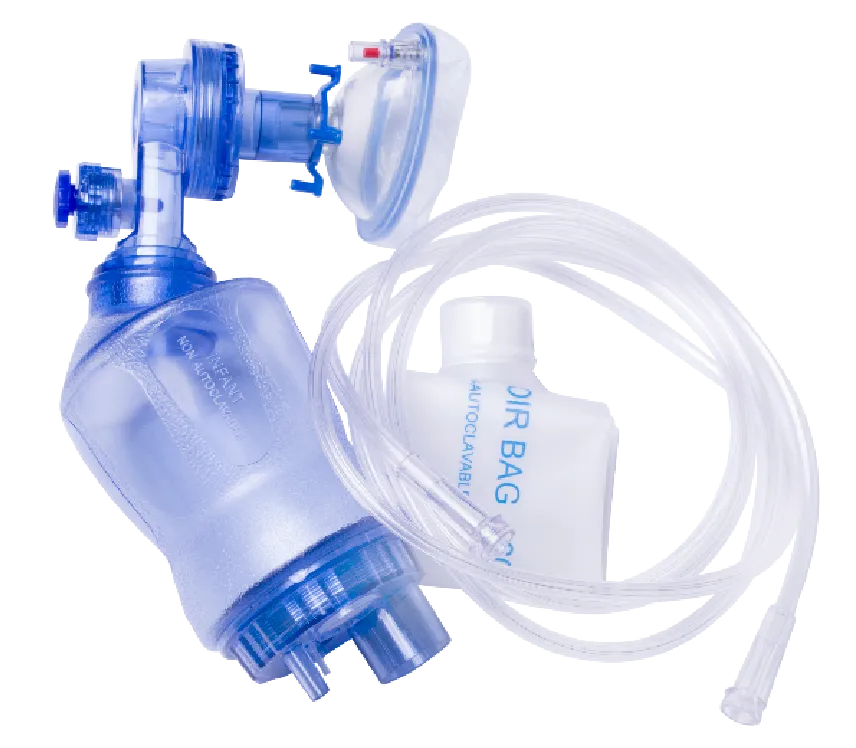 BVM Disposable Resuscitator Infant with Pop Off Safety Valve X 1