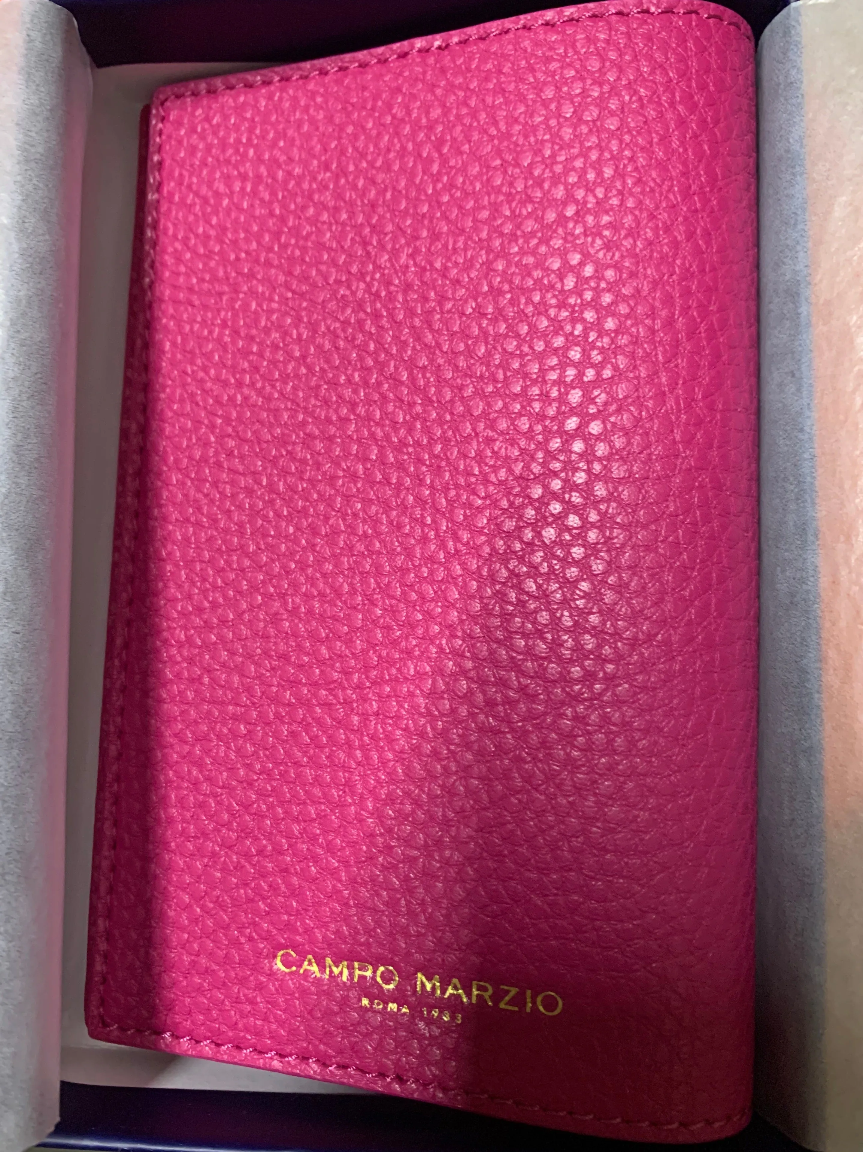 Campo Marzio Leather Passport Holder