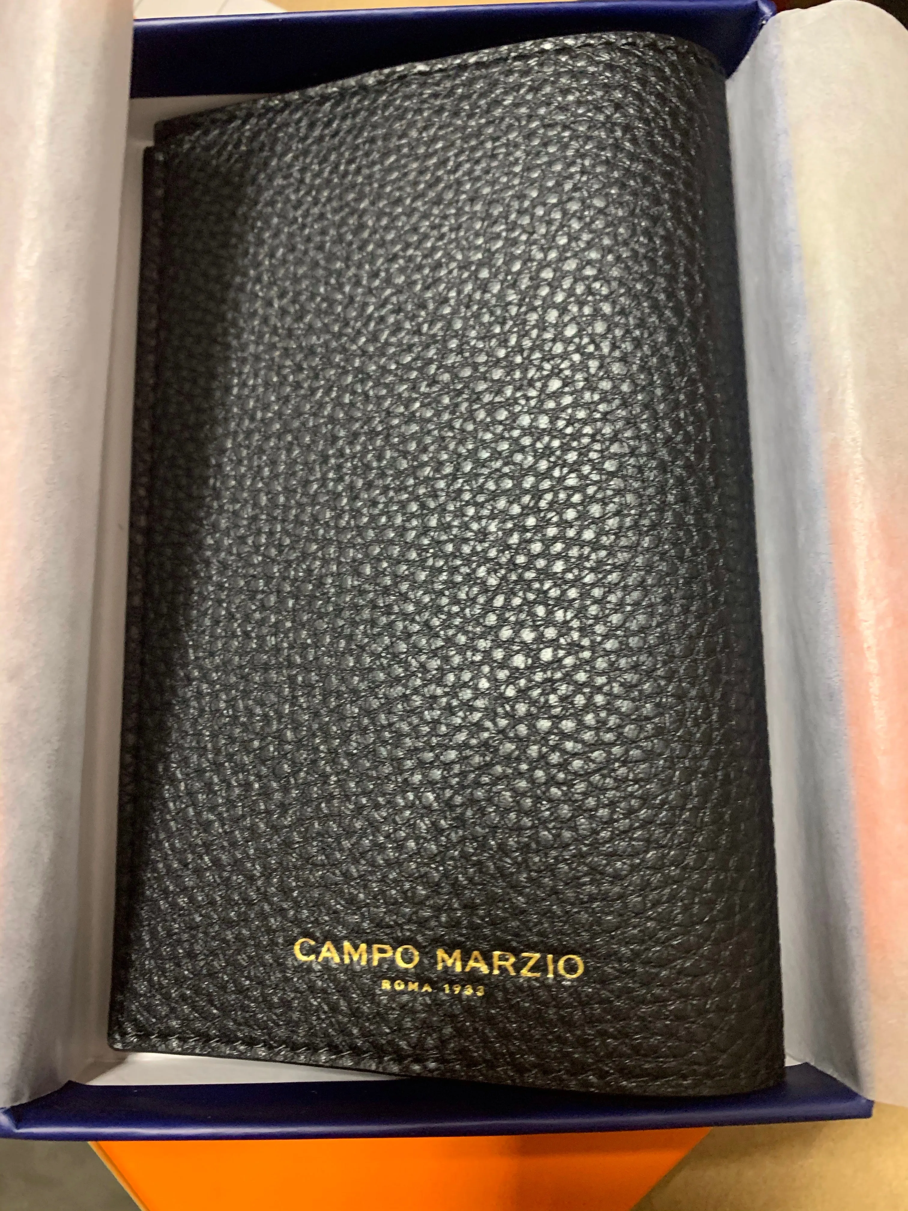 Campo Marzio Leather Passport Holder