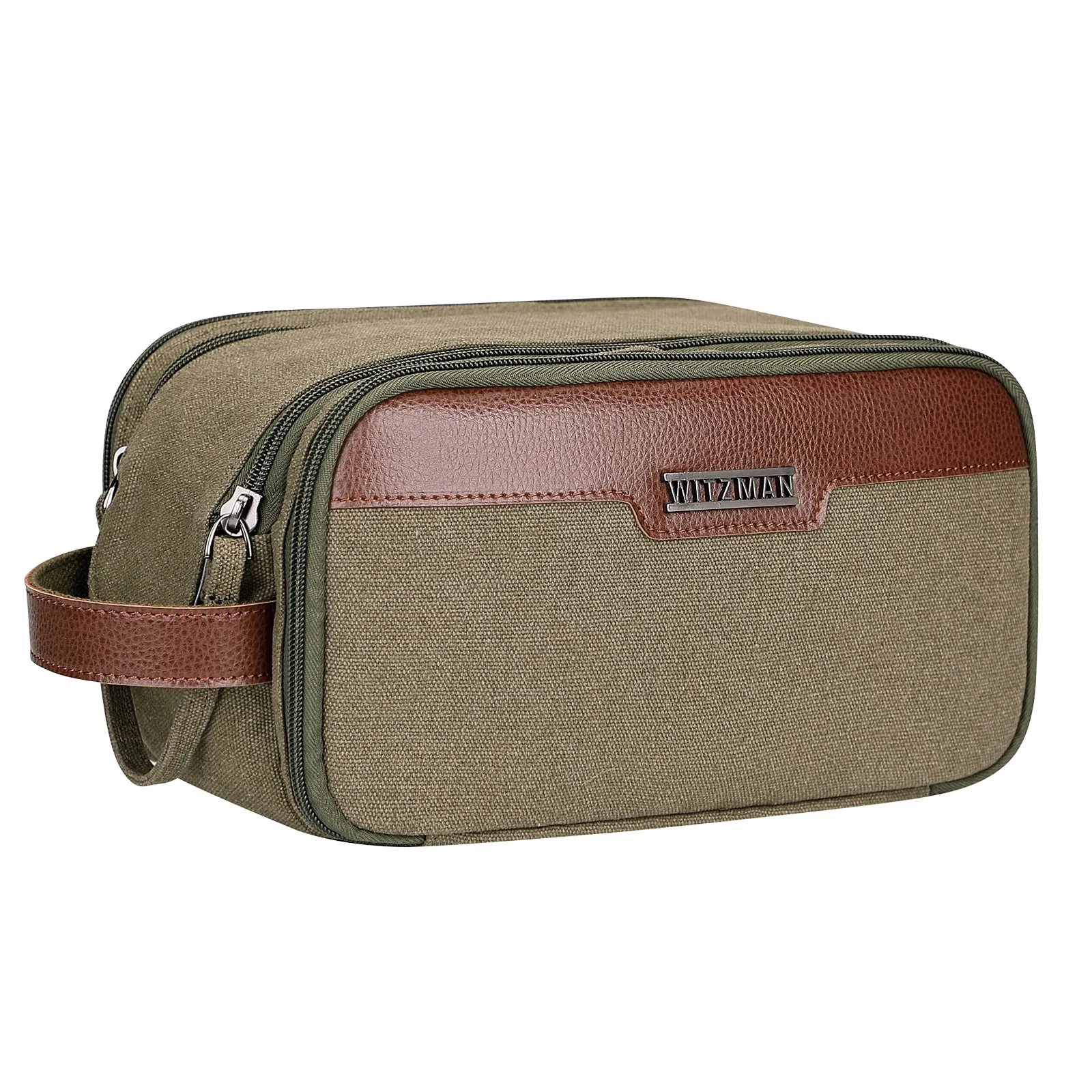 Canvas Toiletry Bag for Men Hanging Dopp Kit