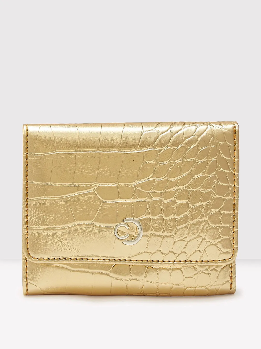 Caprese Kristy Small Wallet Croco Faux Leather For Women