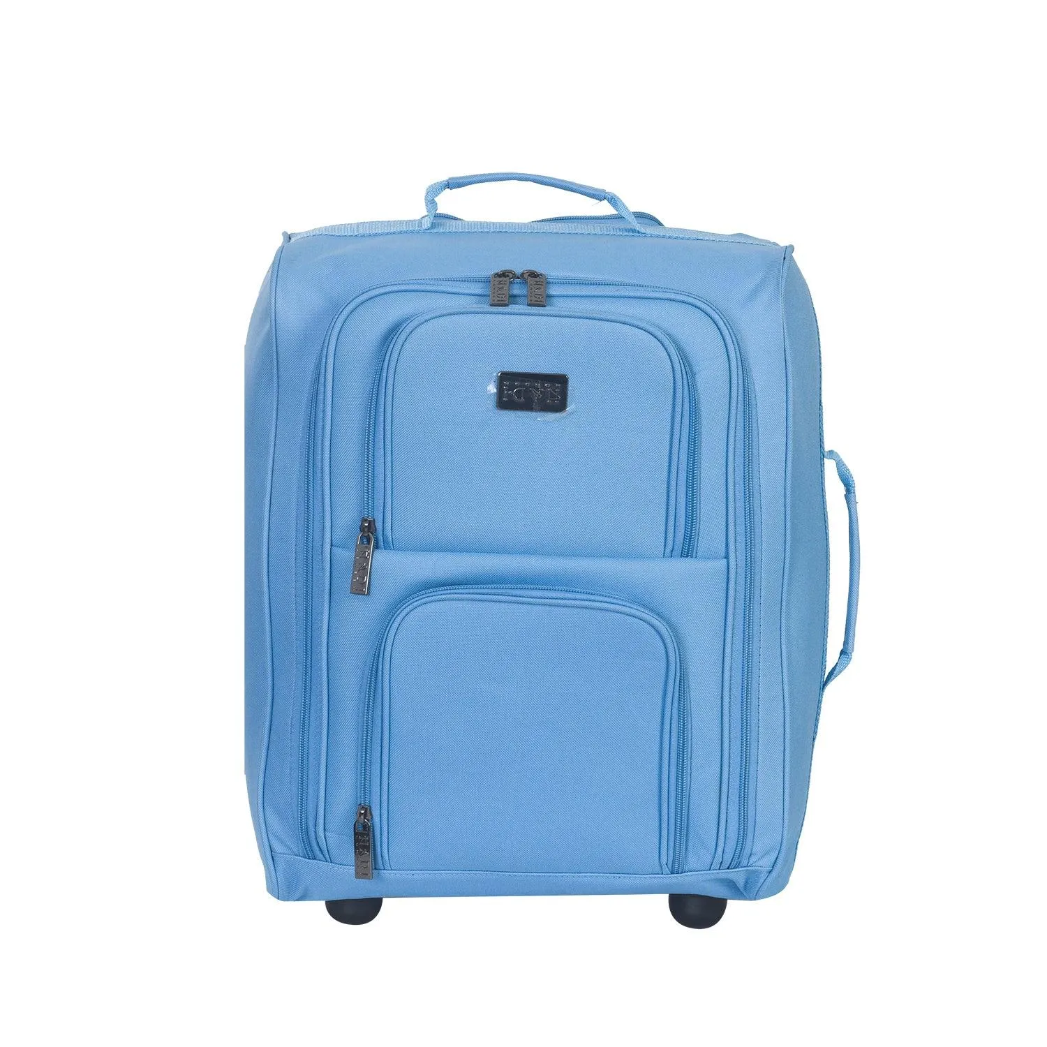 Carry-On Approved Hand Luggage, Suitcase Travel Trolley Bag - 37L, 50x35x20 cm, 2 Handles