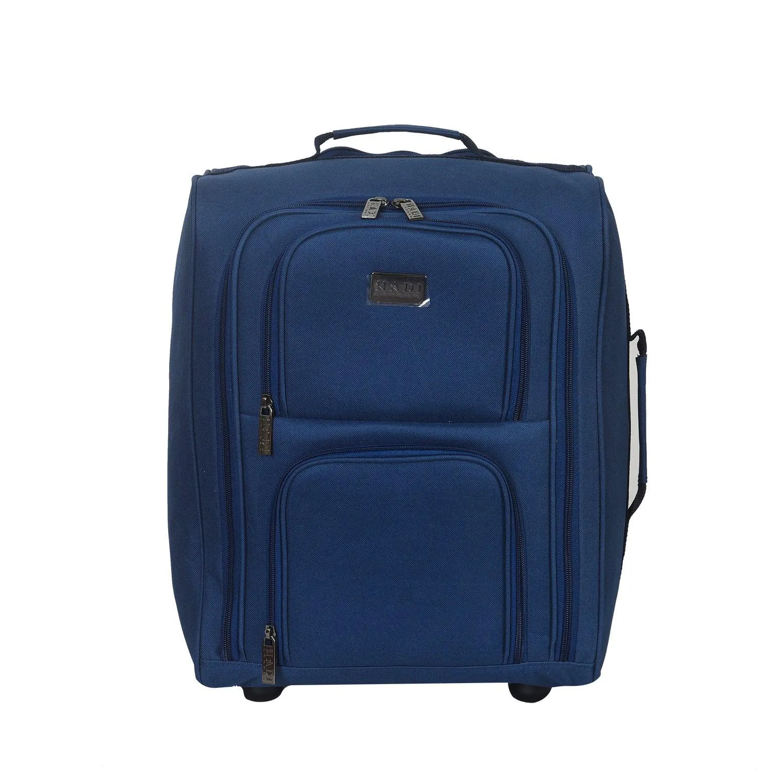 Carry-On Approved Hand Luggage, Suitcase Travel Trolley Bag - 37L, 50x35x20 cm, 2 Handles