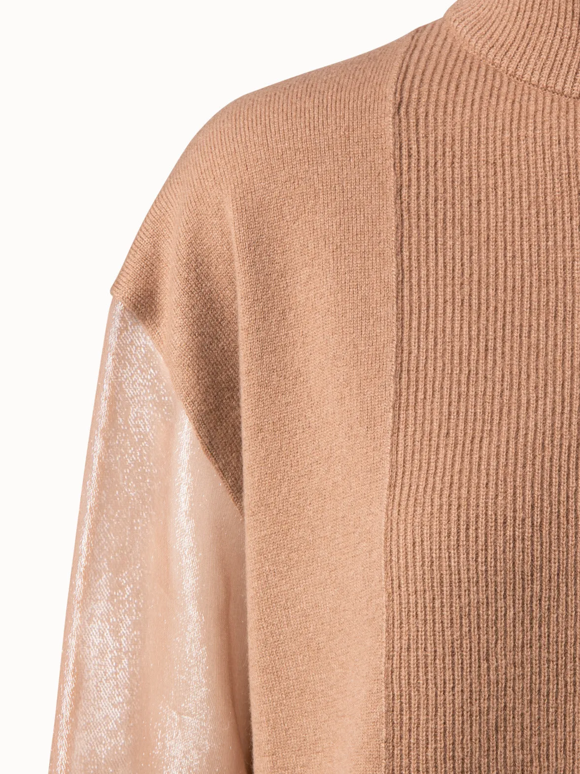 Cashmere Rib Knit Pullover