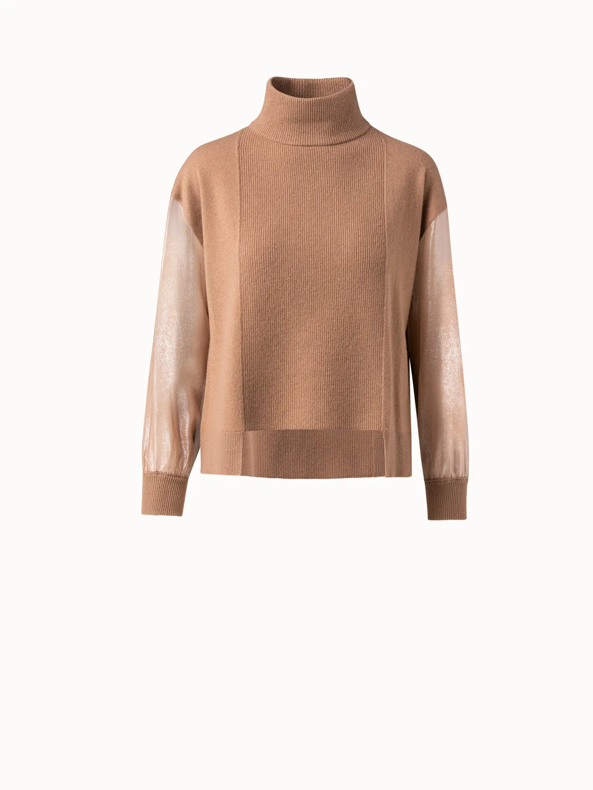 Cashmere Rib Knit Pullover