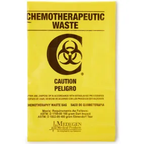 Chemo Waste Bag 33 Gallon Size 31 x 41 Inch, 100 Count