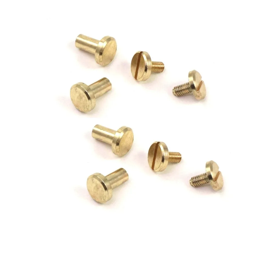 Chicago screws (set of 8)