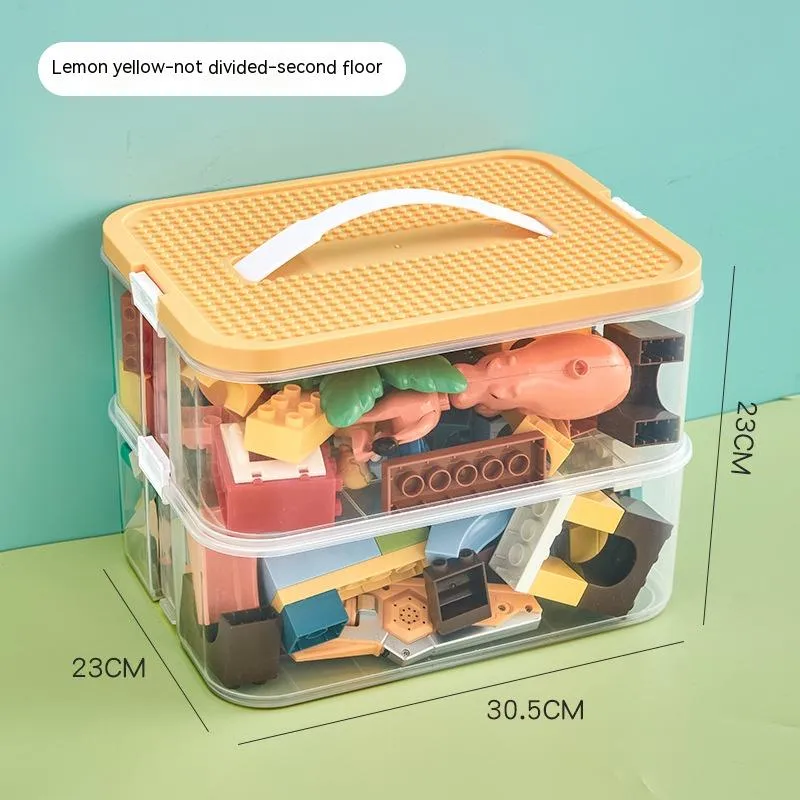 Children's Building Block Toy Parts Classification Storage Box