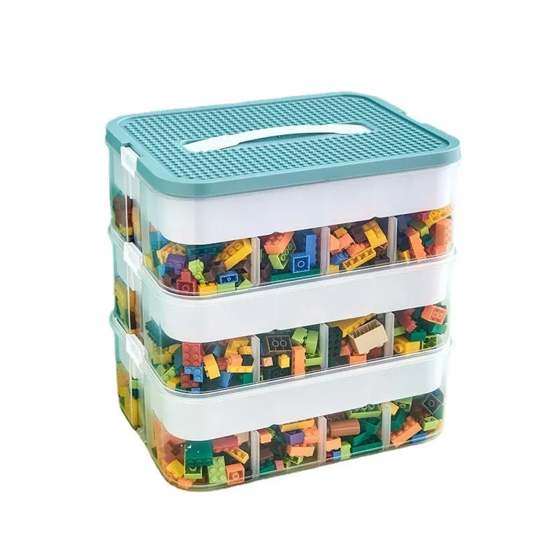 Children's Building Block Toy Parts Classification Storage Box