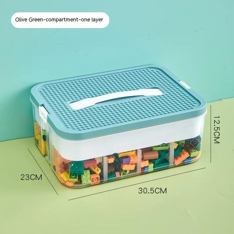 Children's Building Block Toy Parts Classification Storage Box