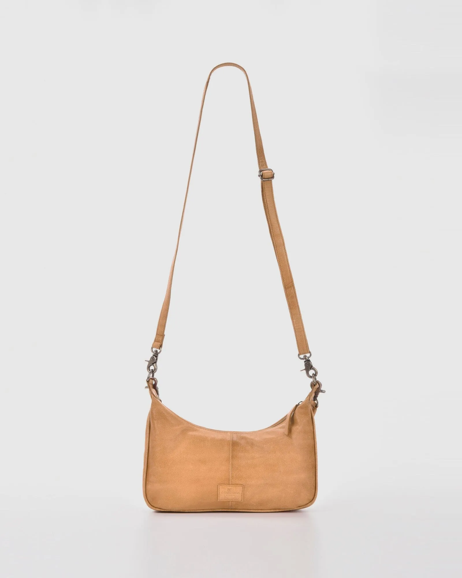 COBB & CO Hughes Woven Leather Shoulder Bag